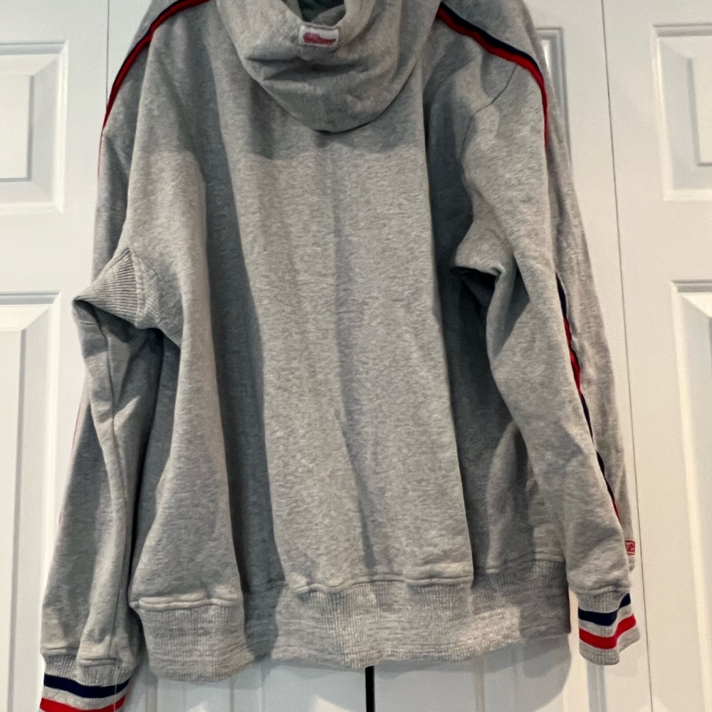 NWT Official Phillies Stitches Gray Zip Up Hoodie - Picture 4 of 6